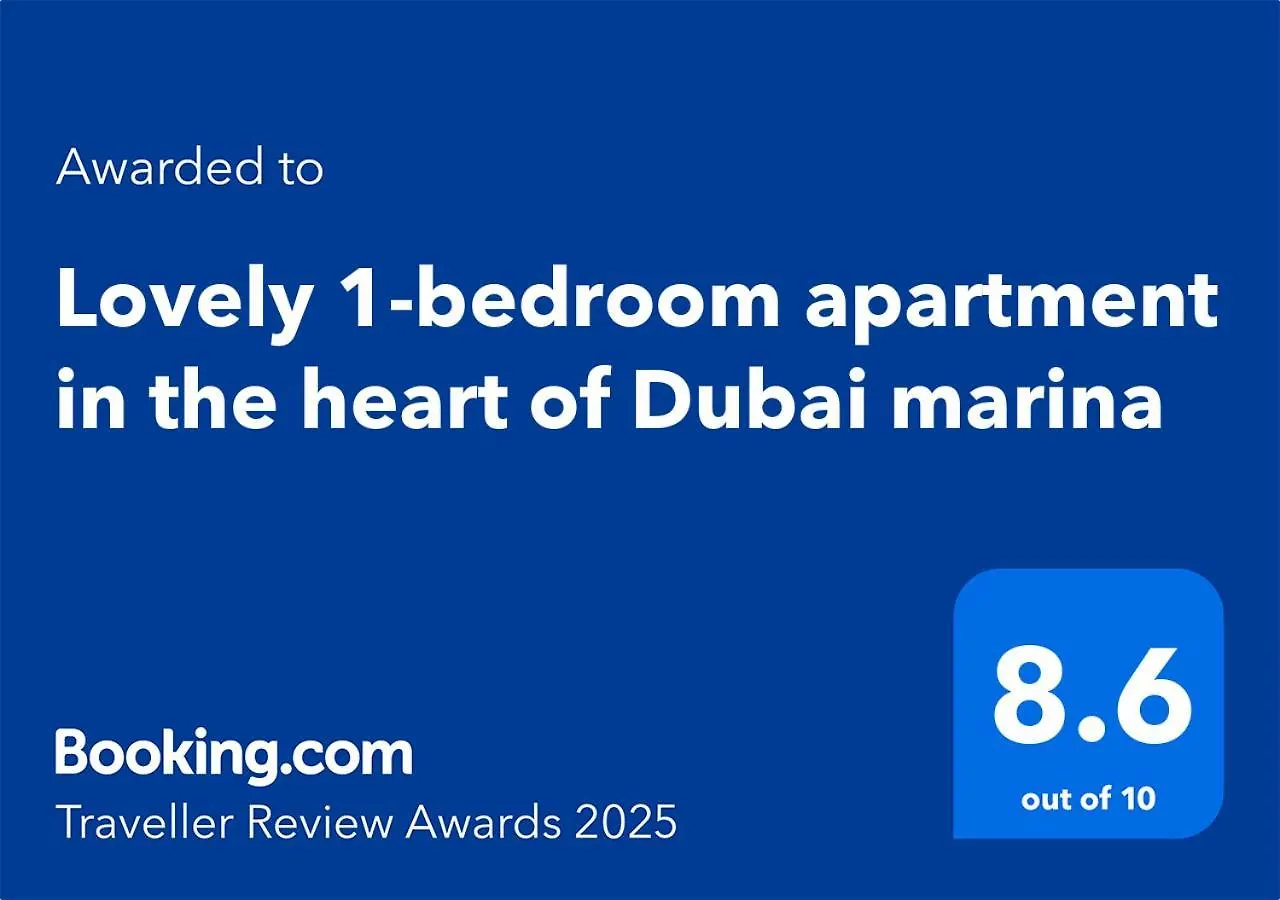 Lovely 1-Bedroom Apartment In The Heart Of Dubai Marina Émirats arabes unis